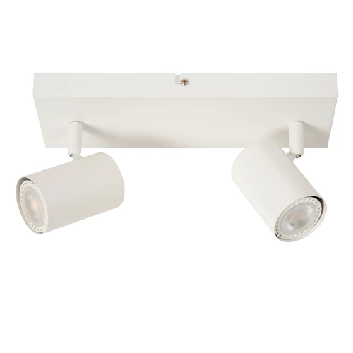 Lucide AMIGO - Deckenstrahler - 2xGU10 - Weiß - ausgeschaltet